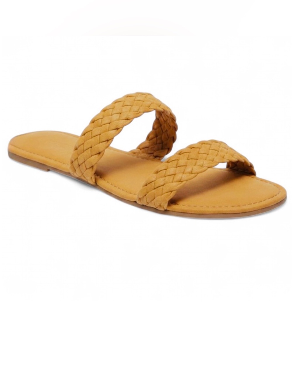 Old Navy Braided Faux Suede Slide Sandals Size 7